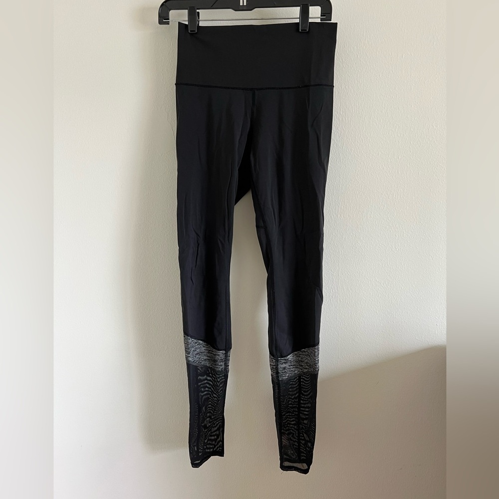 Lululemon Black and Gray Leggings